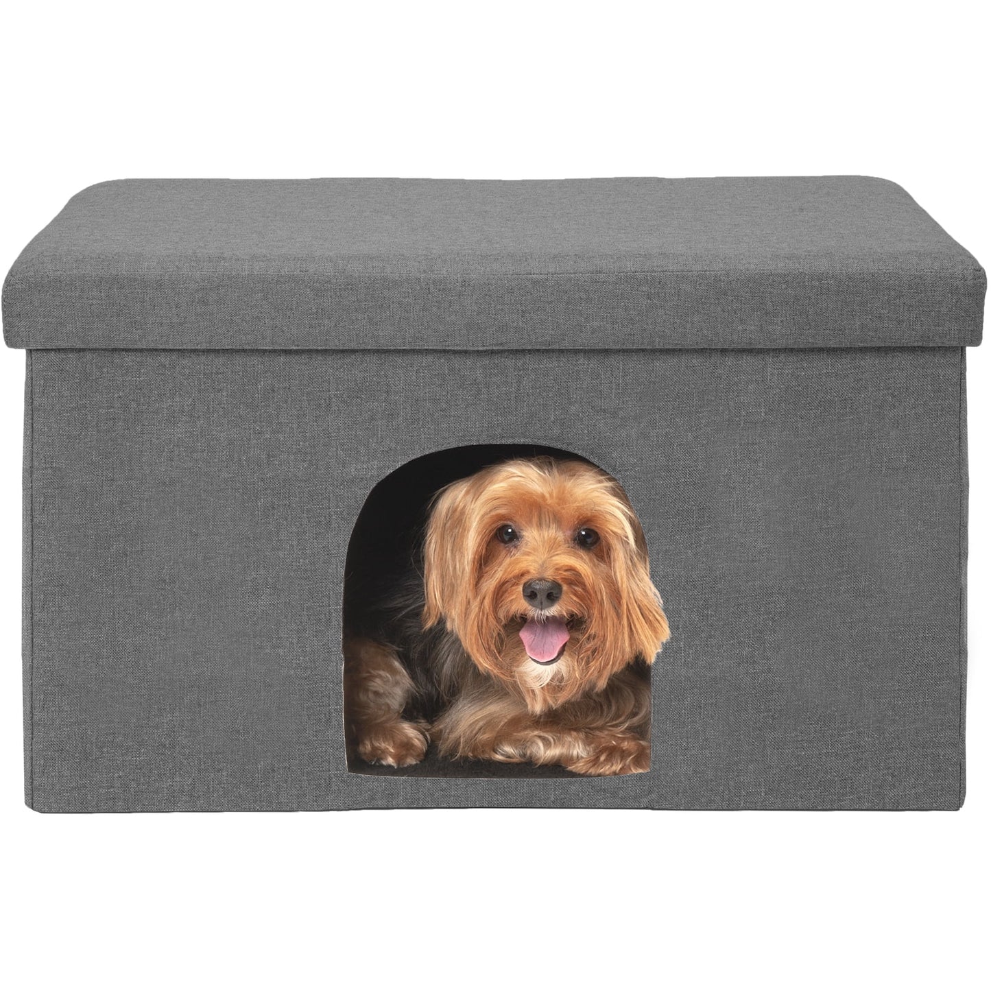 Pet Products Large Pet House Ottoman for Dogs & Cats - Stormy Gray