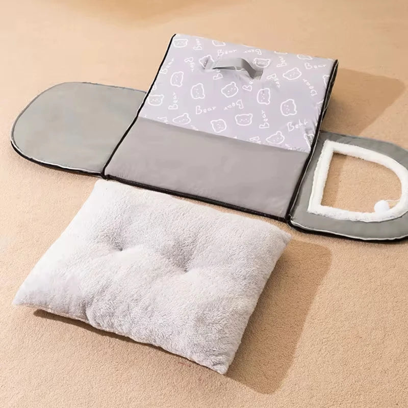Removable Pet Dog Bed Cozy Pet Nest for Small Medium Dogs Cats Winter Warm Dog Sleeping Bed Comfortable Pet House Pet Supplies